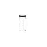 Frasco graduado vidrio 250 mL boca ancha