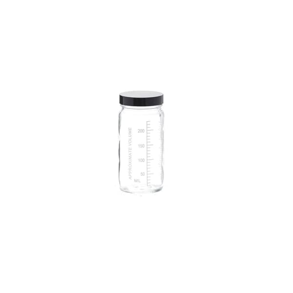 Frasco Graduado de Vidrio 250 mL Boca Ancha