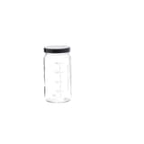 Frasco graduado vidrio 500 mL boca ancha